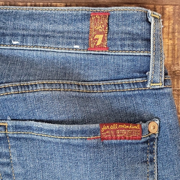 7 FAM The Ankle Split Hem Skinny Jeans - Picture 11 of 15